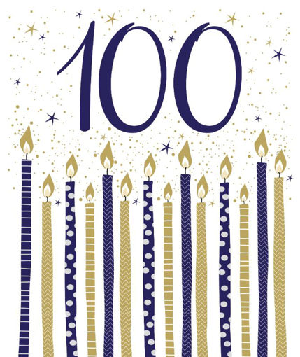 Picture of 100TH BIRTHDAY CARD MALE
